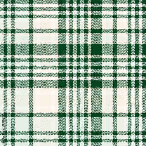 Oilcloth seamless fabric check, uk background vector pattern. Royalty tartan texture plaid textile in dark and old lace colors.