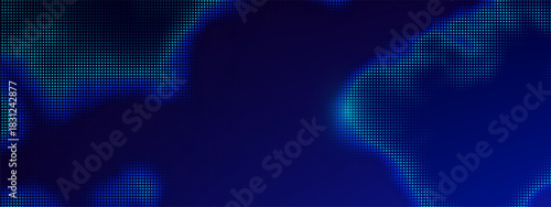 Tech pixel square and y2k grid game with ai pattern background. Gradient glitch data and digital blue abstract with technology element typography. Christmas tech shape and screen pixel 2025.