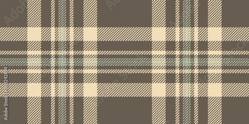Curved vector fabric texture, africa tartan pattern seamless. Free textile plaid background check in pastel and light colors.