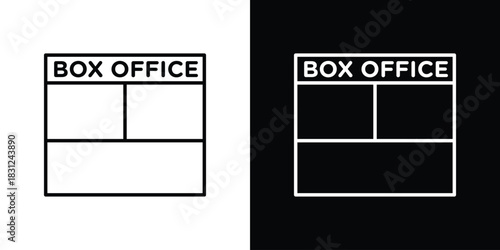Box office icon In Trendy Design Vector Eps 10
