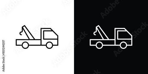 Car crane icon In Trendy Design Vector Eps 10