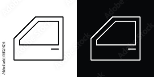 car door icon In Trendy Design Vector Eps 10