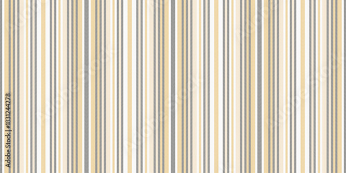 Factory lines texture fabric, 70s textile stripe vector. Tissue pattern background vertical seamless in white and grey colors.