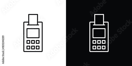 Card machine icon In Trendy Design Vector Eps 10