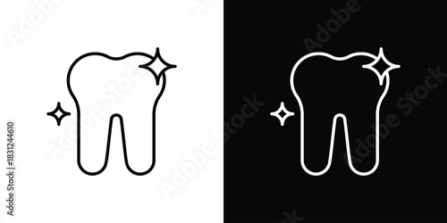 Clean teeth icon In Trendy Design Vector Eps 10