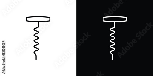 Corkscrew icon In Trendy Design Vector Eps 10