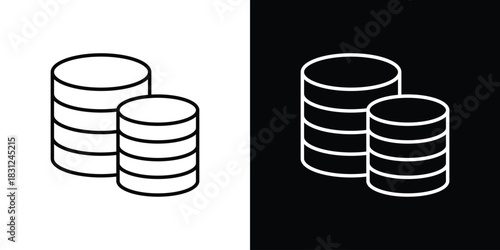 Database icon In Trendy Design Vector Eps 10