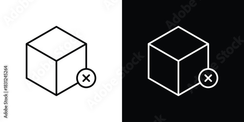 Delivery cancelled icon In Trendy Design Vector Eps 10