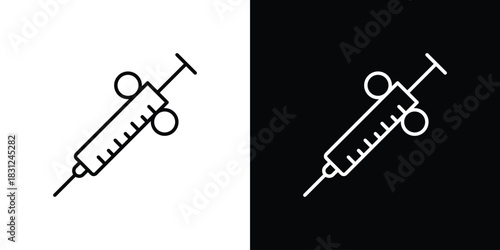 Dental needle icon In Trendy Design Vector Eps 10