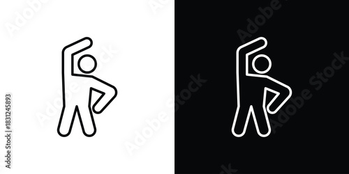 Exercise icon In Trendy Design Vector Eps 10