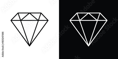 Gemstone icon In Trendy Design Vector Eps 10