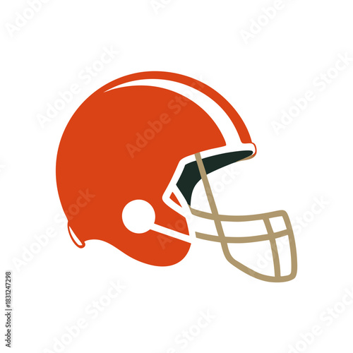 Helmet shines, symbolizing team pride and anticipation for game