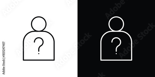 Guess who icon In Trendy Design Vector Eps 10