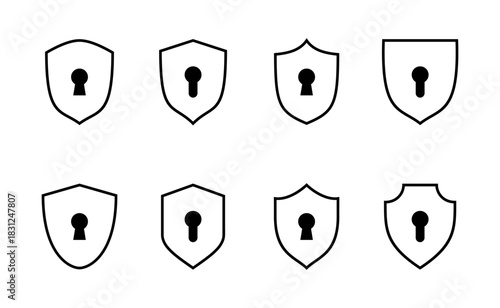 Security icon vector. protection sign and symbol. privacy. vpn