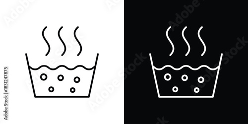 Hot Water icon In Trendy Design Vector Eps 10