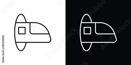 Hyperloop icon In Trendy Design Vector Eps 10