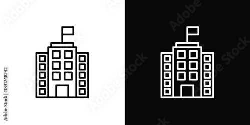 Institution icon In Trendy Design Vector Eps 10
