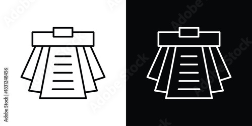 Kilt icon In Trendy Design Vector Eps 10