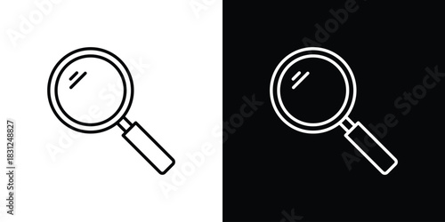 Magnifying glass icon In Trendy Design Vector Eps 10