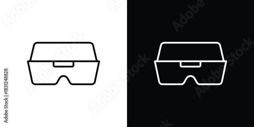 Lunch box icon In Trendy Design Vector Eps 10