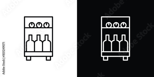 Minibar icon In Trendy Design Vector Eps 10