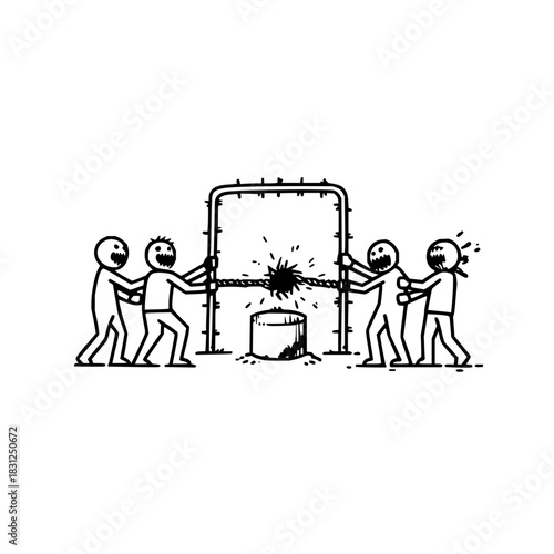 Boo crew on the move: a spooky stroll with friends, where even ghosts need a little company on their adventure