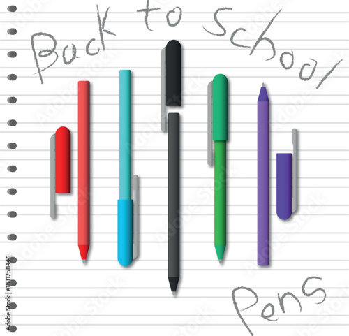 Pens for coming back to school