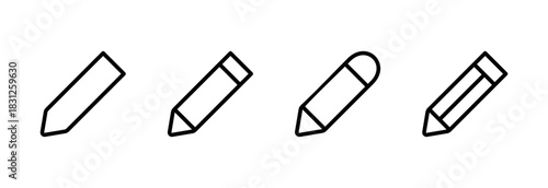 Pencil icon vector illustration. pen sign and symbol. edit icon vector