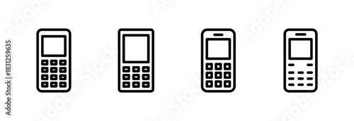 Phone icon vector illustration. Call sign and symbol. telephone symbol