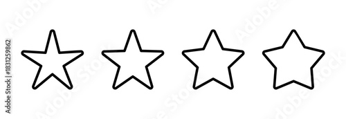 Star Icon vector illustration. rating sign and symbol. favourite star icon