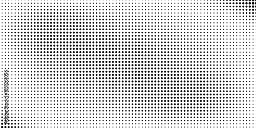 Fun, beautiful, black and white shadows, halftone, retro pop art, funky, urban, colorful comic book. Dotted halftone gradient texture. Fading polka dot background. eps 10