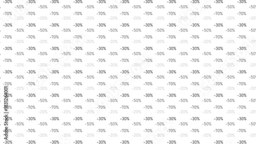 Obraz na plátne background with discount percentage pattern