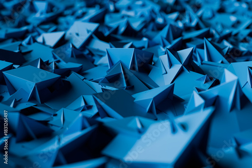 Fototapeta Naklejka Na Ścianę i Meble -  鋭く尖った抽象的な背景素材