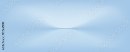 Blue studio room. Limbo light background. Abstract 3d backdrop for product presentation. Minimal wall scene. Showcase, promotion display