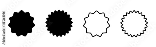 Badge icon set. Awards icon. Achieve. Stamp