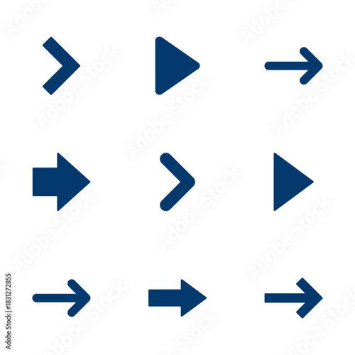 Arrow icon vector isolated on white background. Arrow symbol. Arrow vector icon