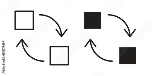 Replace icon for your website design, logo, app, UI. EPS10