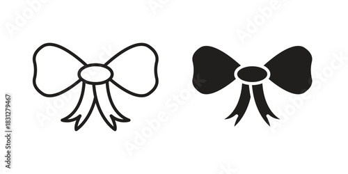 Ribbon icon for your website design, logo, app, UI. EPS10