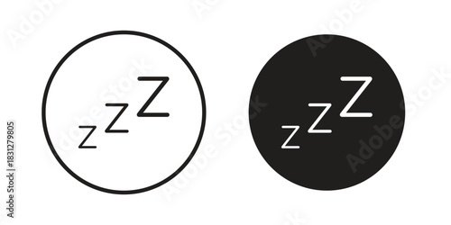 Snooze icon for your website design, logo, app, UI. EPS10