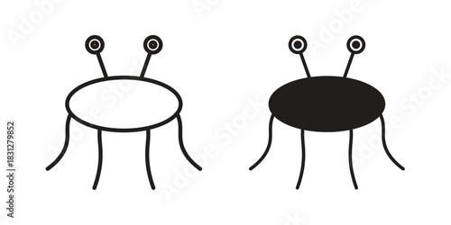Spaghetti Monster Flying icon for your website design, logo, app, UI. EPS10