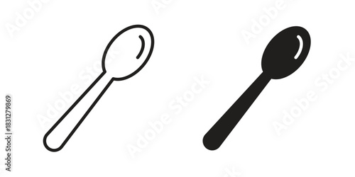 Spoon icon for your website design, logo, app, UI. EPS10