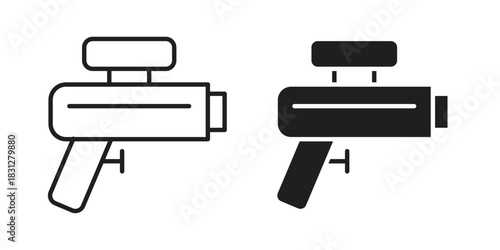 Squirt gun icon for your website design, logo, app, UI. EPS10