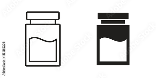 Jam icon pictogram in trendy outline style. icon, sign or symbol.