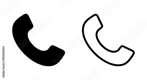 Call icon symbol for apps and websites. telephone sign and symbol. phone icon. contact us