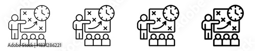 Strategy Session  Icon Set Different Style Collection
