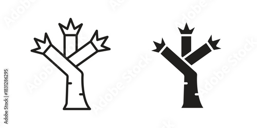 Joshua tree icon for template. Icon vector graphic set