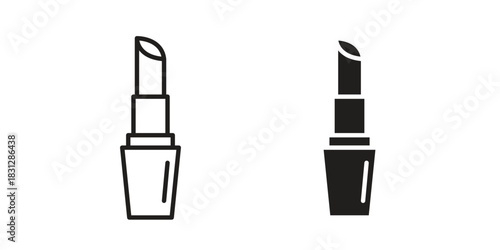 Lipstick icon for template. Icon vector graphic set