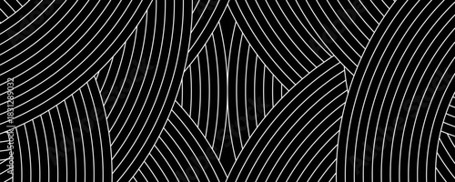 Abstract white background from lines. Wavy line drawing