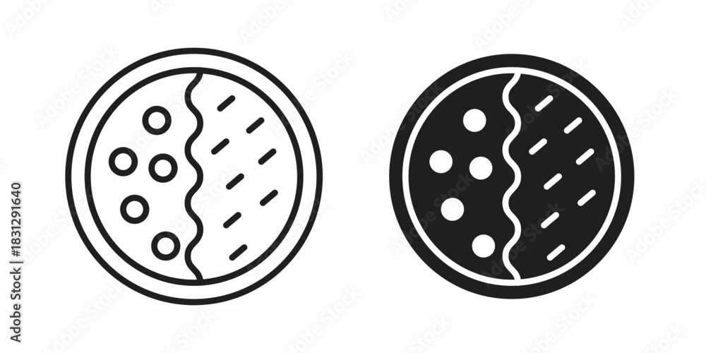 Fototapeta premium Kare raisu icon designs collection for mobile, ui, web.