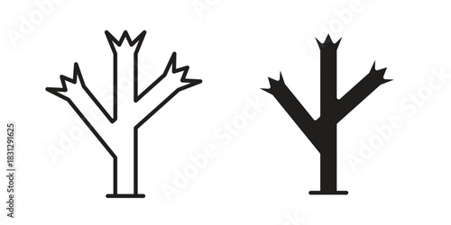 Joshua tree icon designs collection for mobile, ui, web.